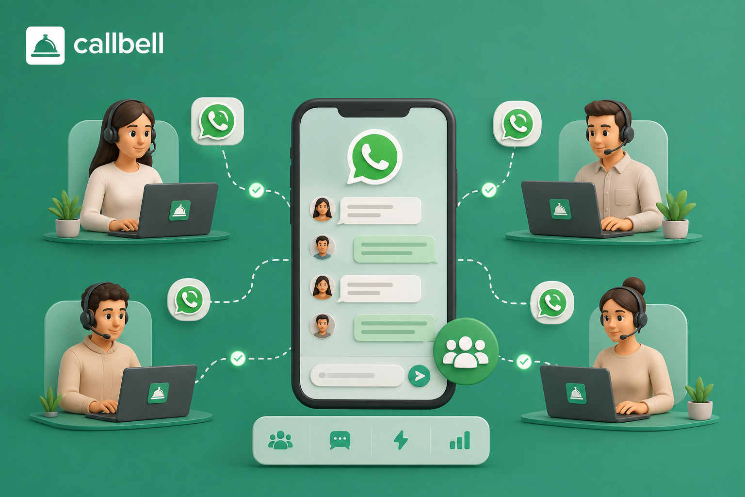 WhatsApp Multi-Agent: Optimize Customer Service with Multiple Agents from a Single Number